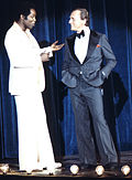 Lou Rawls mit Frank Gorshin, 1977