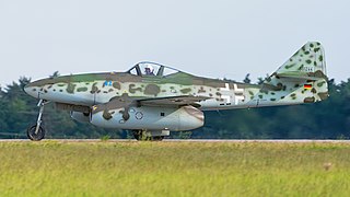 Nachbau einer Me 262 auf der ILA 2016