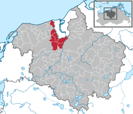 Amt Warnow-West – Mappa