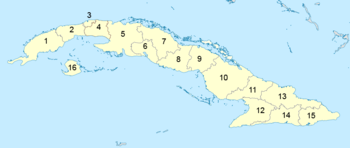 Administrativna podjela Kube