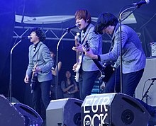 The Bawdies in July 2015