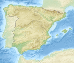 メリリャの位置（スペイン内）