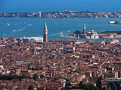 Pogled na Veneciju iz vazduha