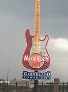Cleveland Hard Rock Cafe, closed since 2016.