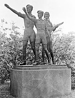 «Памятник молодёжи», бронзовая скульптура, посвящённая организации Гитлерюгенд, Лейпциг, 1938