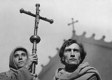 Artaud (right) in La Passion de Jeanne d'Arc