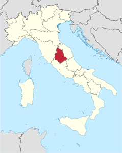 Umbria – Localizzazione