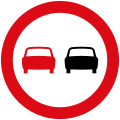 Overtaking prohibited