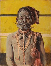 Fakir (1874–1876). A painting of an Indian fakir