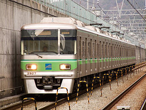 Train on Busan Metro Line 2