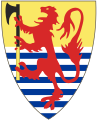 El escudo de armas del condado de Islandia desde 1262