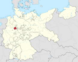 Stato libero di Lippe - Localizzazione