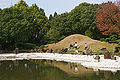 Youkoukan Garden in Fukui Prefecture recreates a miniature beach and a mountain.