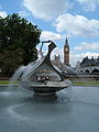 ロンドンの動く彫刻の噴水