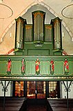 Ansicht der Orgel auf der Empore der Stuhrer Kirche