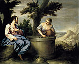 Cristo y la Samaritana, Christ and the Samaritan woman, 1640