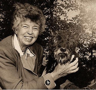 Fala and Eleanor Roosevelt (1951)