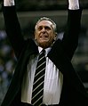 Pat Riley coached the team to four championships in the 1980s.