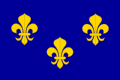 پرچم عصر رنسانس و هم اکنون پرچم ناحیه ایل-دو-فرانس