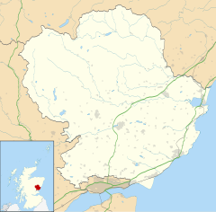 Millden is located in Angus