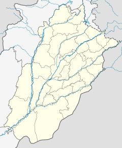 Charing Cross is located in Punjab, Pakistan