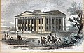 Drawing of planned state capitol in Lecompton