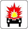 Vehicles carrying explosives