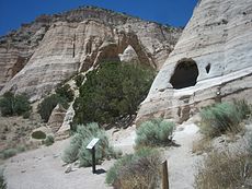 Ruins of a Native American cliff dwelling
