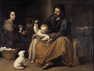 La Sainte Famille avec l'oiseau Murillo (1645-1650), musée du Prado