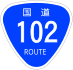 National Route 102 shield