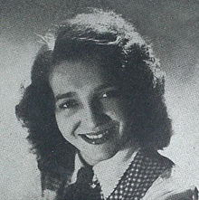 Jenny Lou Carson in a 1945 advertisement
