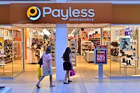 Payless ShoeSource in Fairview Mall, Canada.