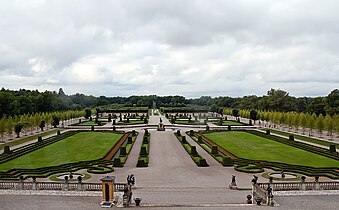 Jardin baroque du château de Drottningholm en 2011