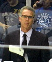 Former NHL player and current GM and coach Craig MacTavish.