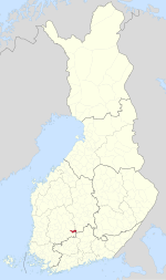 Location of Kuhmalahti in Finland