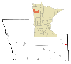 Vị trí trong Quận Polk, Minnesota