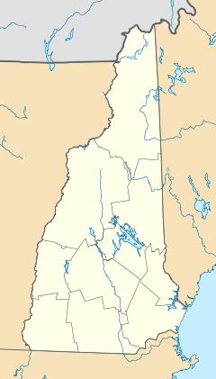 Свисвејл на карти New Hampshire