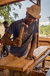 Photo of a wood worker