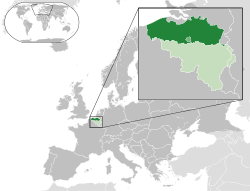 Location of Flemish Community