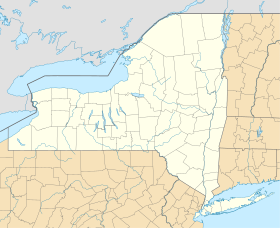 Hajland Fols na mapi savezne države Njujork
