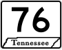 State Route 76 marker