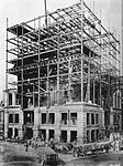 The building during construction c.1893