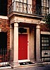 The Entrance Portico of the Trevor Townhouse.