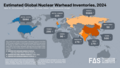 Image 75The number of nuclear warheads by country in 2024, based on an estimation by the Federation of American Scientsts. (from Nuclear weapon)