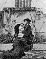 Richard Wagner mit Tochter Eva 1867