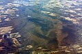 Scheve luchtfoto van Sugarloaf Mountain, kijkende op het zuidwesten in januari 2009