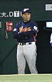 Image 7Sadaharu Oh managing the Japan national team in the 2006 World Baseball Classic. Playing for the Central League's Yomiuri Giants (1959–80), Oh set the professional world record for home runs with 868. (from History of baseball)