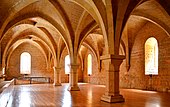 Interior of Poblet Abbey