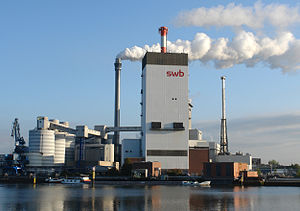 Das Kraftwerk Bremen-Hastedt im Jahr 2009