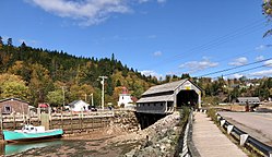 Fundy-St. Martins and its twin covered bridges